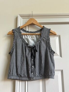 Gap x Doen Gingham Top